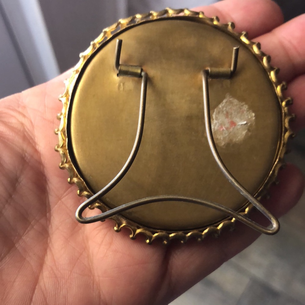 Antique Metal Small Photo Frame - Picture 2 of 6